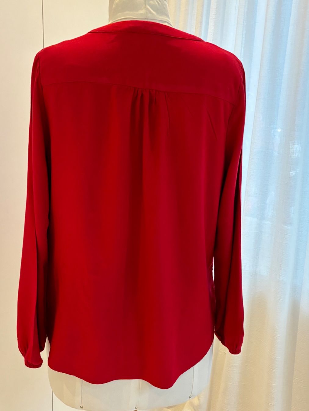 Camicette: Damen-Bluse rot – Usato da Triesen venduto da boston7 2