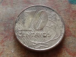 BRESIL 10 Centavos 2007