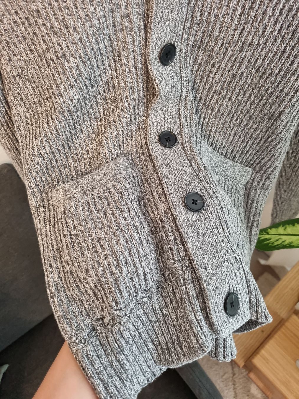 H&M Maglioni & Felpe: H&M Men's Grey Cardigan - Size Small – Nuovo (secondo la descrizione) da Aigle venduto da Smagbrelle18 1