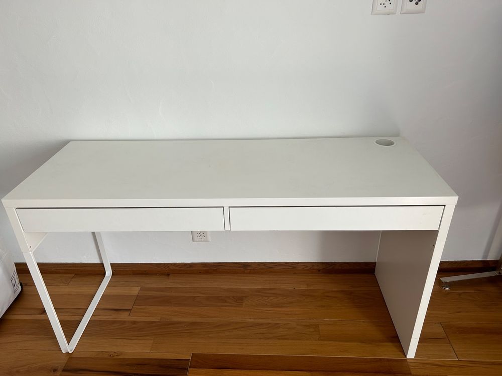 IKEA MICKE Schreibtisch weiss 142x50cm Kaufen auf Ricardo