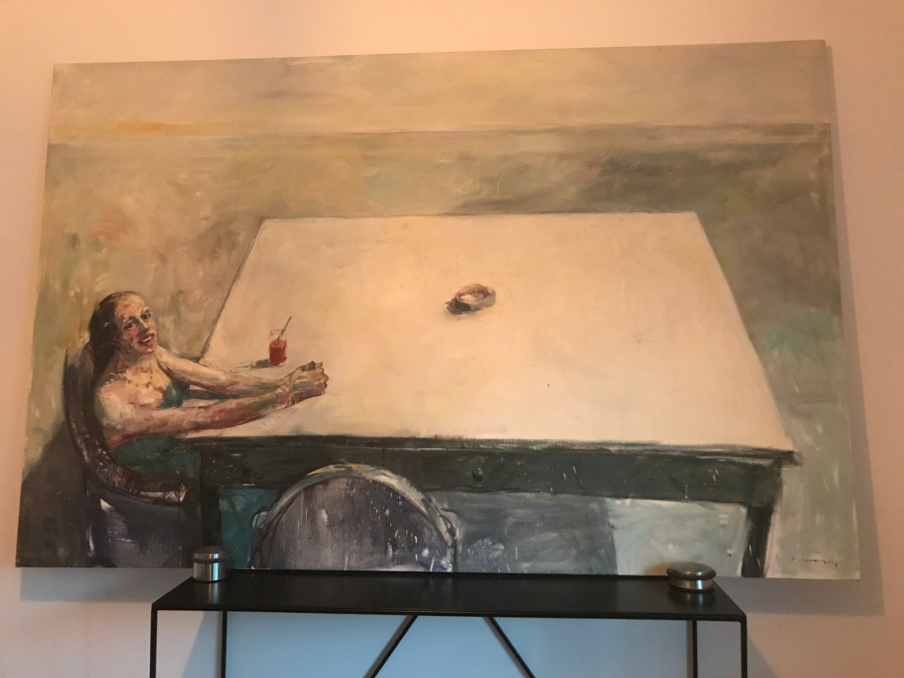 Gemälde: Robert Indermaur, Table lX, 1992, 2.0m x 1.3m, Original – Neu (gemäss Beschreibung) aus Domat Ems von allblack01 2