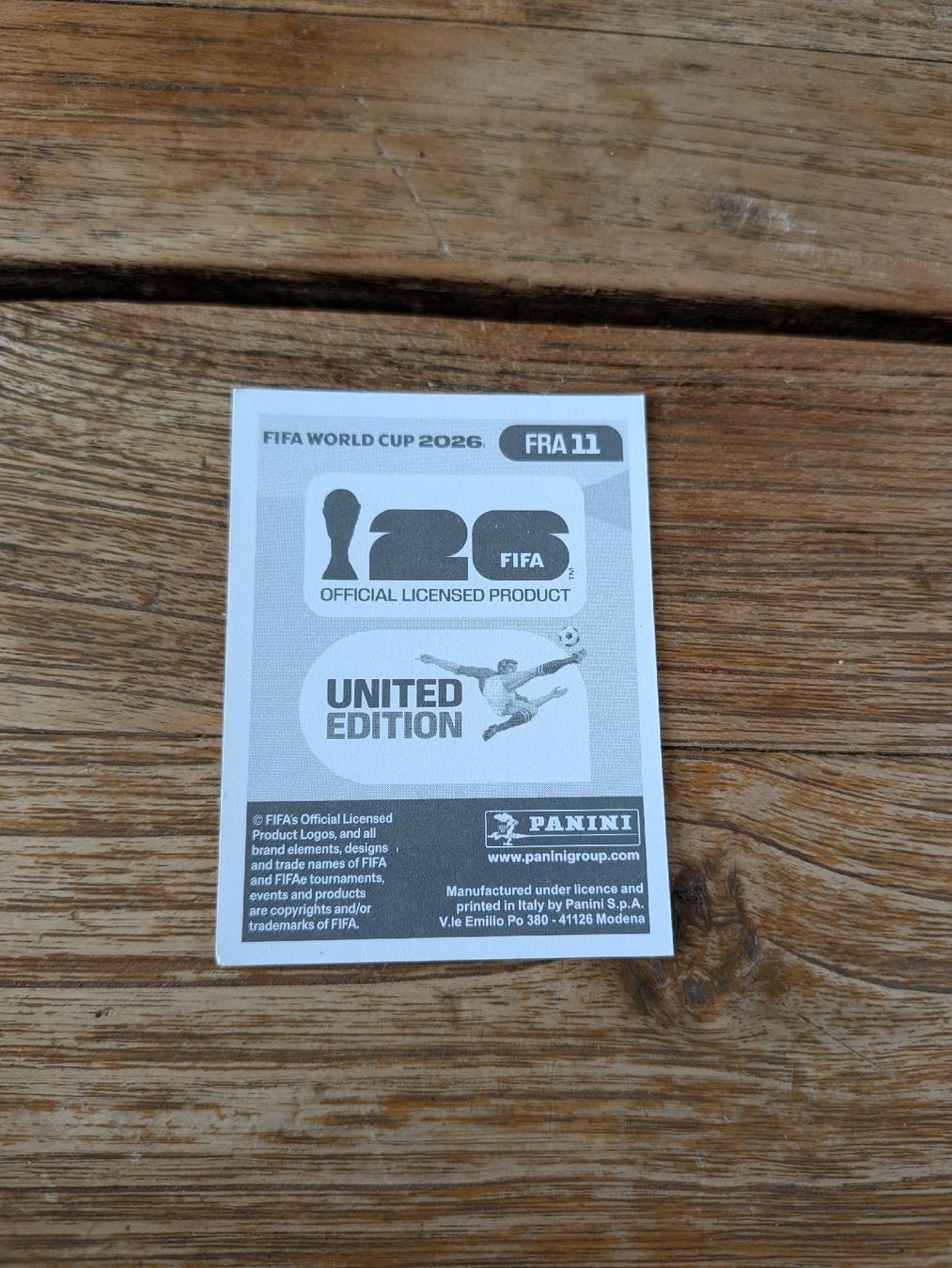 Panini Carte collezionabili: Panini Bild FRA 11 – Nuovo (secondo la descrizione) da Eschenbach SG venduto da SanFranciscoCalifornia 1