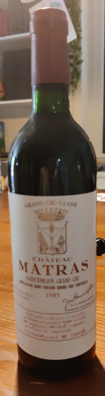 Vins: Chateau Matras 1985 – Neuf avec emballage d'origine à Baldegg par kochen01 1