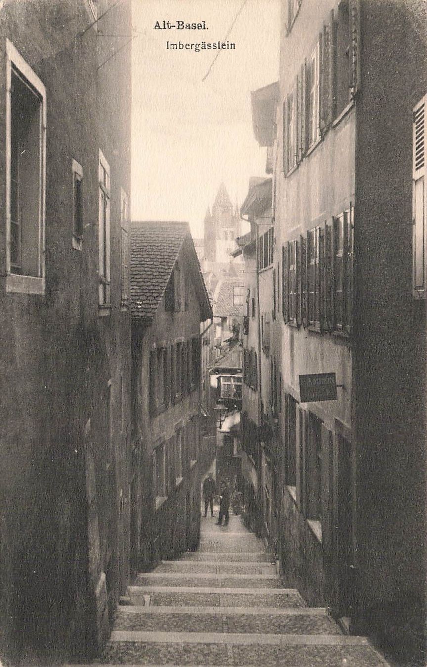 Cartes postales: Basel (BS) – Imbergässlein – D'occasion à Biasca par Blenio71