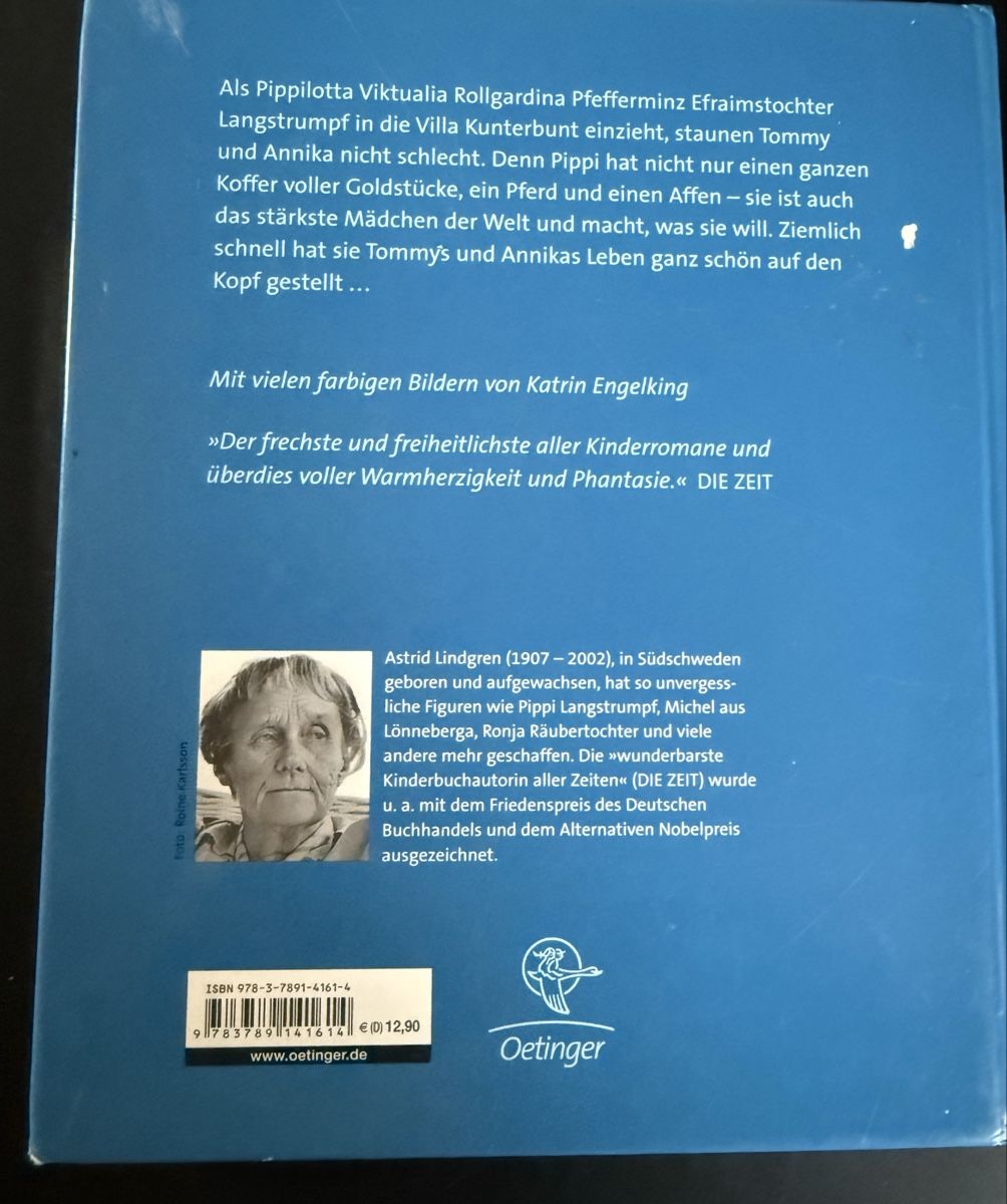 Bücher: Kinderbuch Pippi Langstrumpf Astrid Lindgren – Neu (gemäss Beschreibung) aus Thalwil von MB-7 1