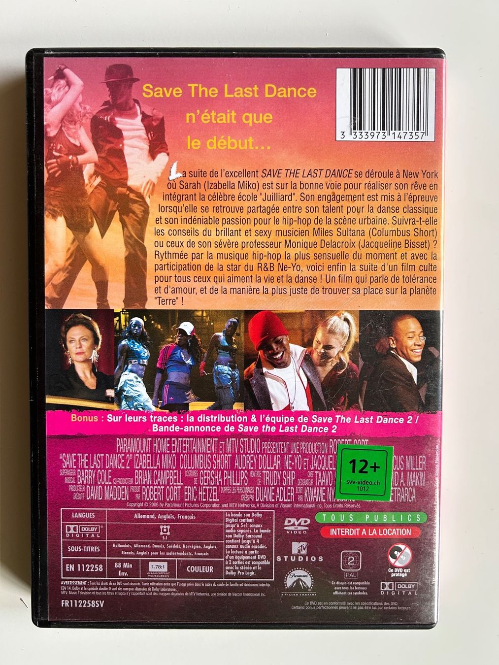 Tutti i DVDs: SAVE THE LAST DANCE 2 – Usato da St-Cierges venduto da Crisi53 1
