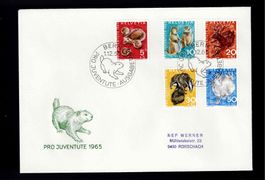 1FDC Pro Juventute 1965