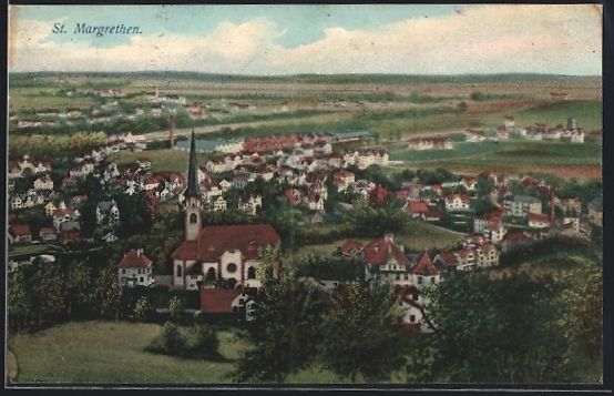 Cartoline postali: AK St. Margrethen, Totalansicht, 1915 – Usato da Berlin venduto da bartko-reher