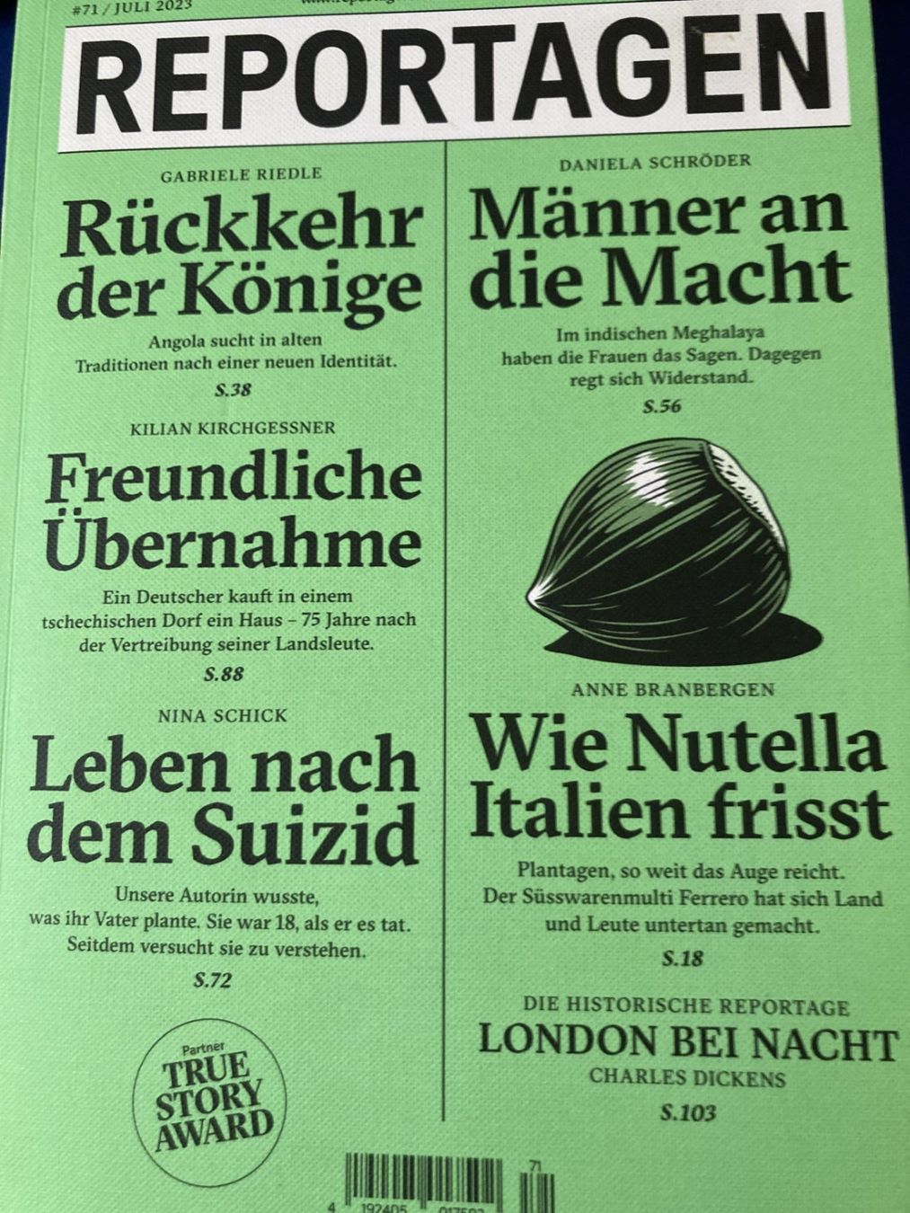 Riviste & Magazine: Reportagen 71 – Usato da Bern venduto da sabah62
