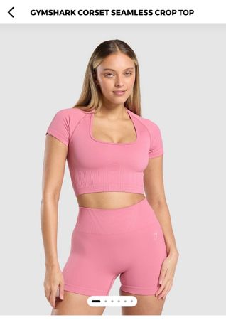 Gymshark corset seamless crop top Grösse M