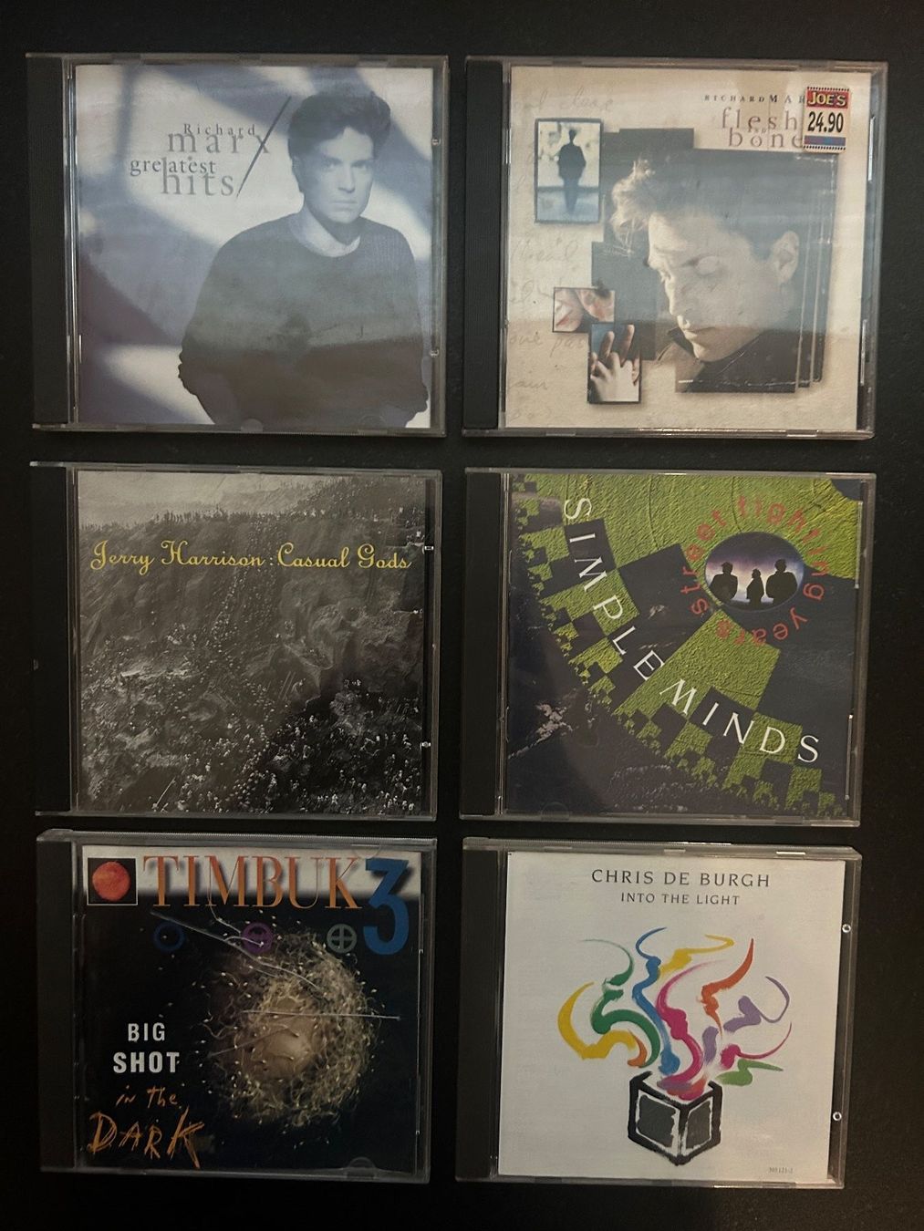 CD: 6 Musik CD's POP, R. Marx, Jerry Harrison, Simple Minds – Usato da Brislach venduto da gre_t5pb