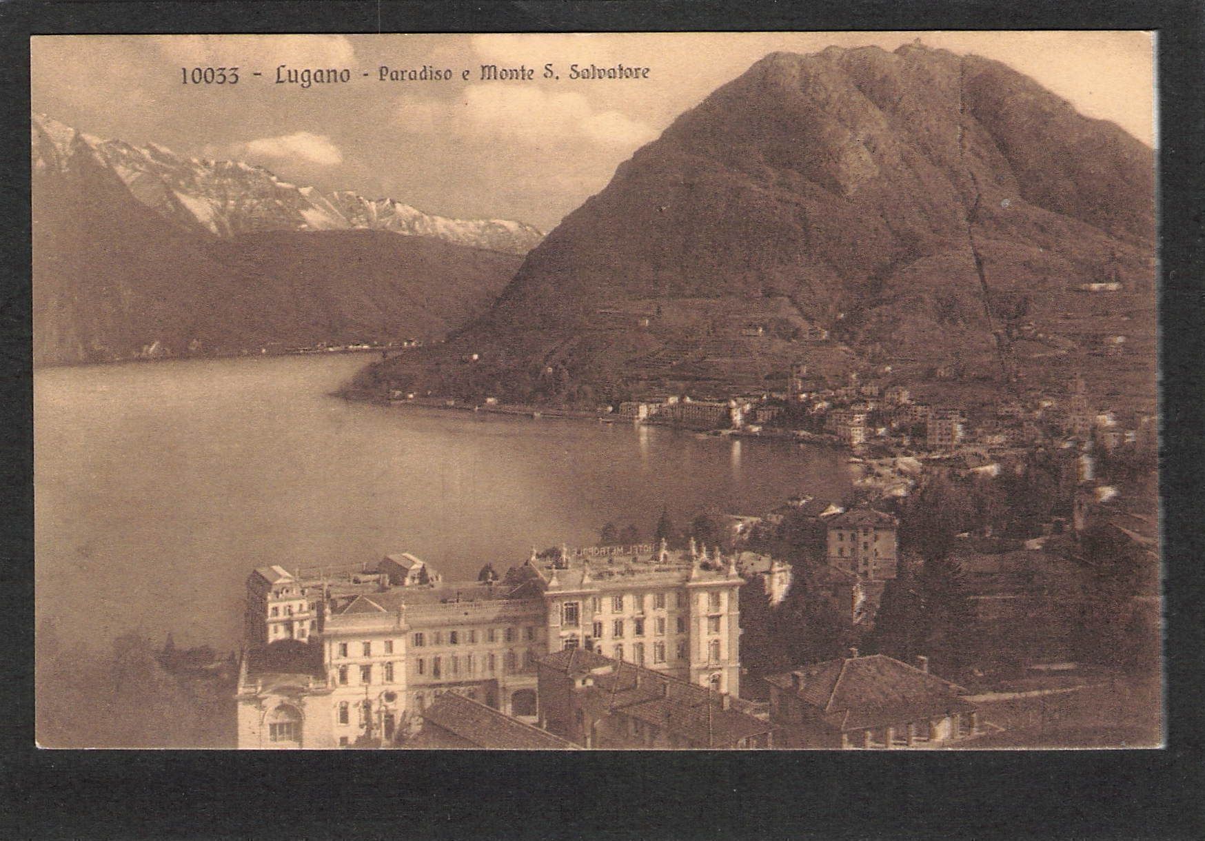 Cartoline postali: CP/TI Lugano Paradiso e Monte S. Salvato – Usato da Reichenburg venduto da Pipo-67