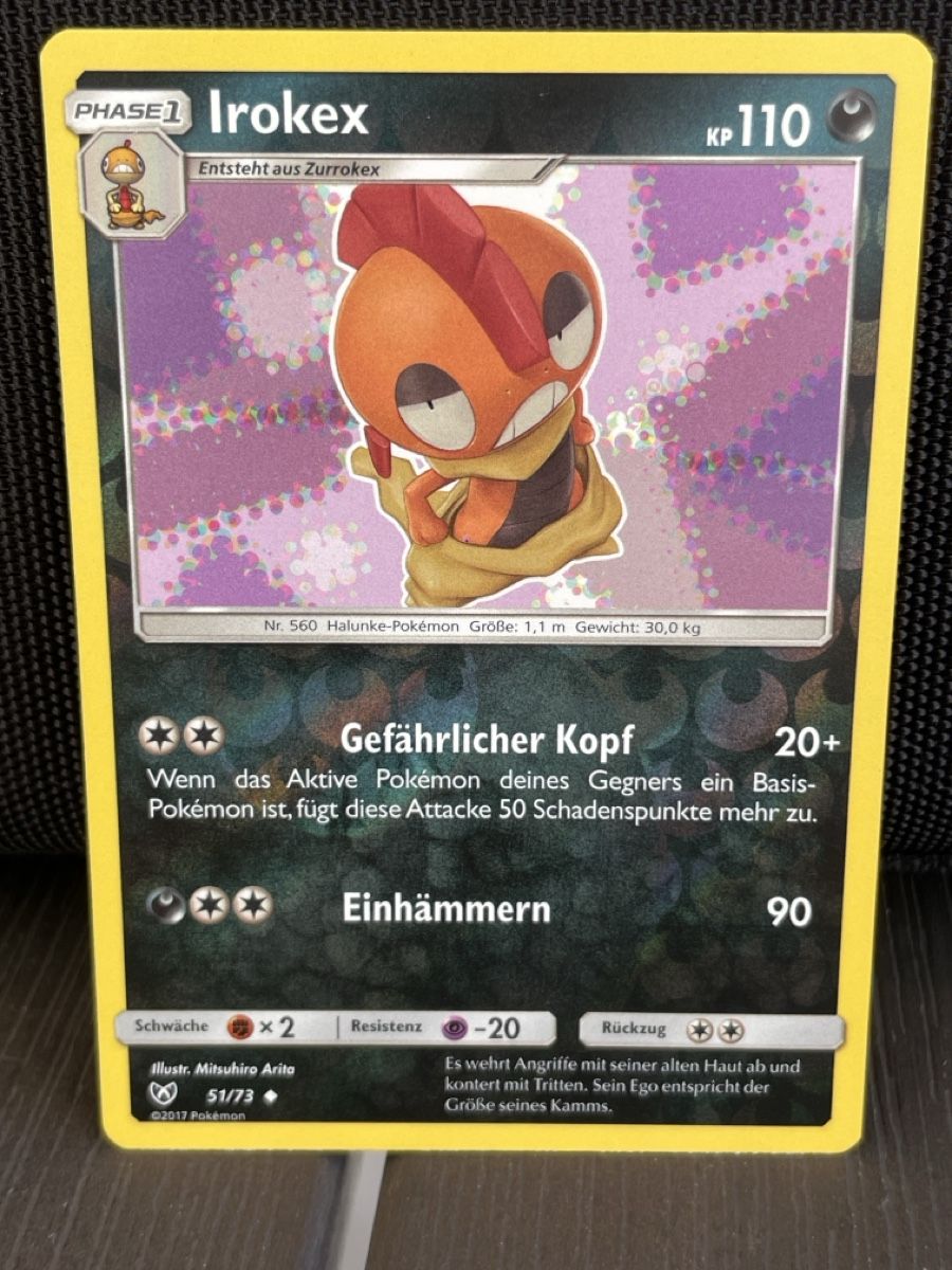Pokémon Carte collezionabili: Irokex 51/73 reverse – Usato da Hugelshofen venduto da Suimosa