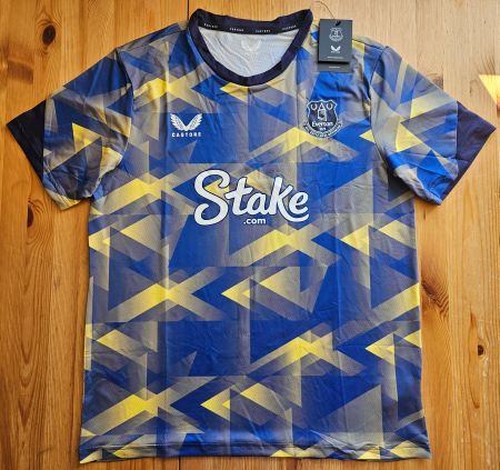 FC Everton Trainingsshirt NEU Castore Gr. L Stake Trikot