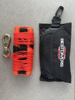 Signalboje Bestdivers orange mit Leine und Tasche