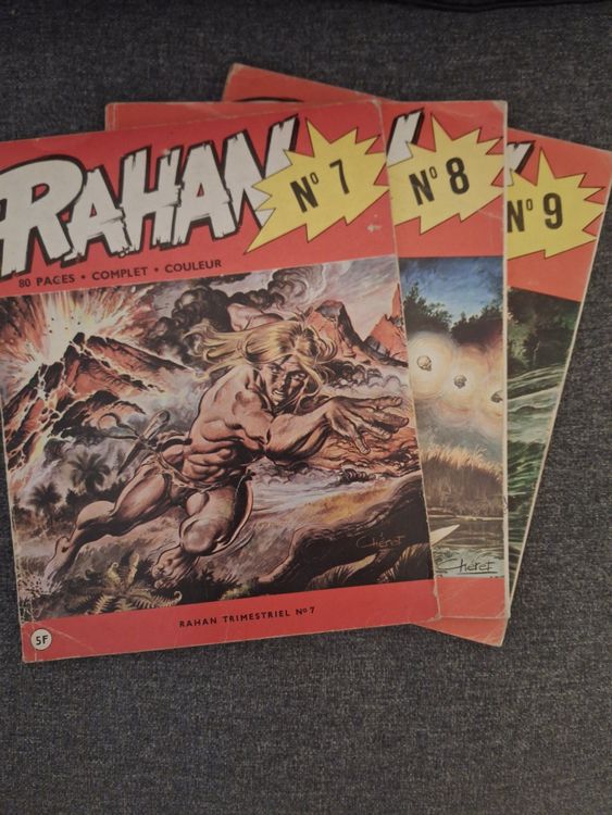 RAHAN (trimestiel) n°7, 8 et 9 (D'occasion) à Nyon pour CHF 15 – avec ...