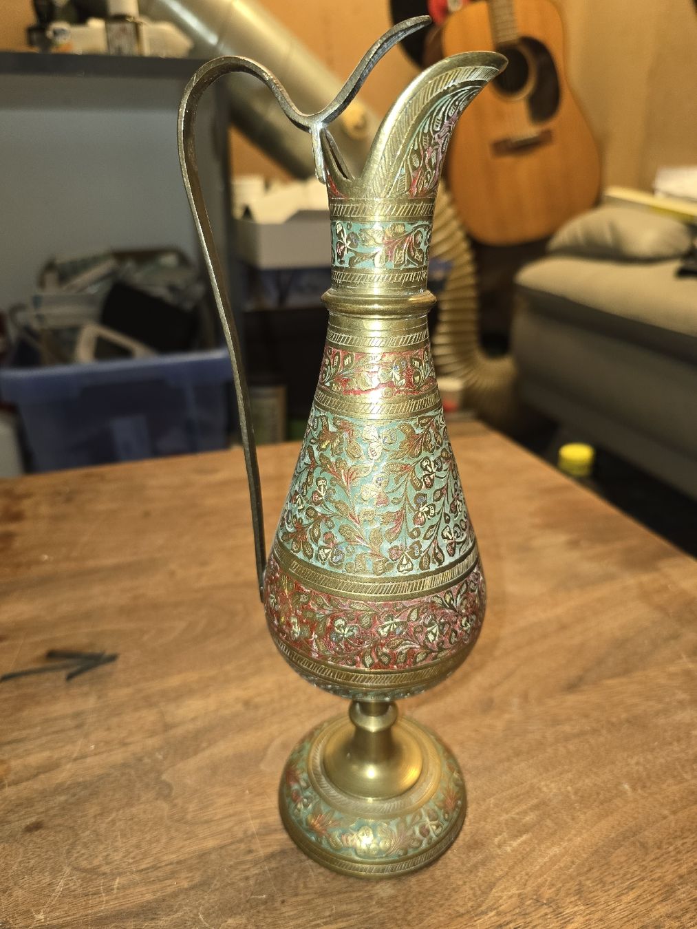 Vasen & Gefässe: Alte Indische Messing Vase / Krug (D) – Gebraucht aus Rorschach von TimelessTrading