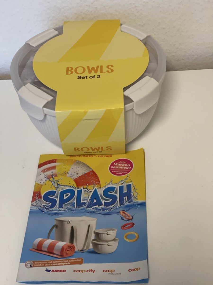 Coop Raccolte di bollini & punti: Coop Splash schüssel Set – Nuovo e nell'imballaggio originale da Gelterkinden venduto da cobra0110 4