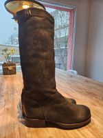 Schwarze Lederstiefel, Grösse 40,wie neu, sehr weiches Leder