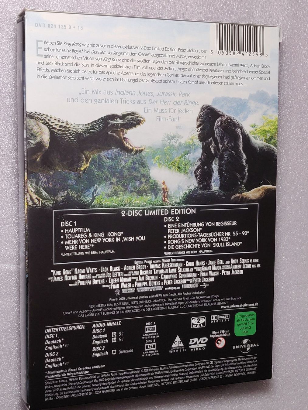 Tutti i DVDs: King Kong / 2 DVD – Usato da Zollikofen venduto da Blackie 1