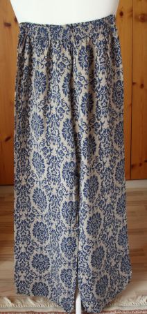 Hose Sommerhose TODAY beige-blau  GR. M