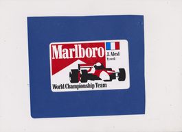 Autocollant Marlboro J. Alesi Tyrrell F1 sticker
