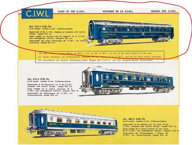Pocher Modelleisenbahnen: Pocher H0: CIWL Schlafwagen – Gebraucht aus Niederhasli von rail-duerst 6