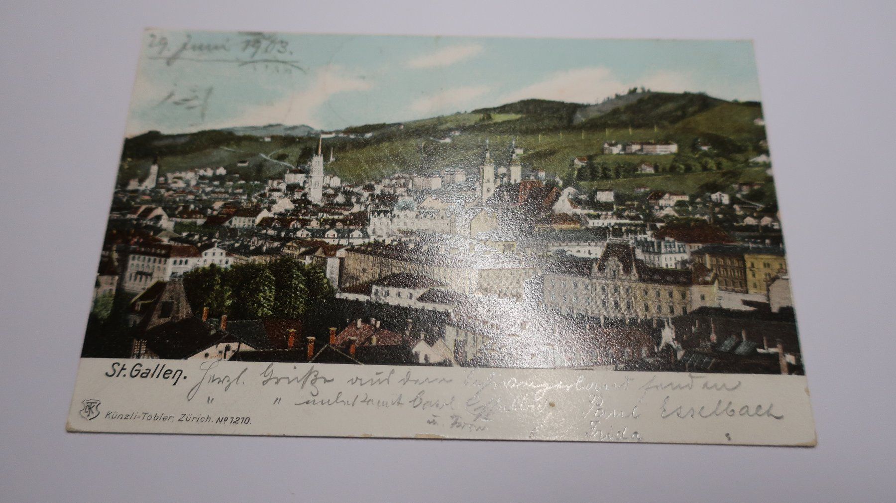 Cartoline postali: St. Gallen 1903 – Usato da Cormoret venduto da Pascalll2001 1