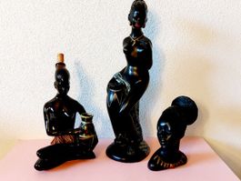 Vintage Design 50s Afrika Figuren Akt  (Stil Cortendorf