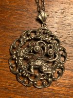 Antiker 800 Silber Schmuck Anhänger  Handarbeit Florenz