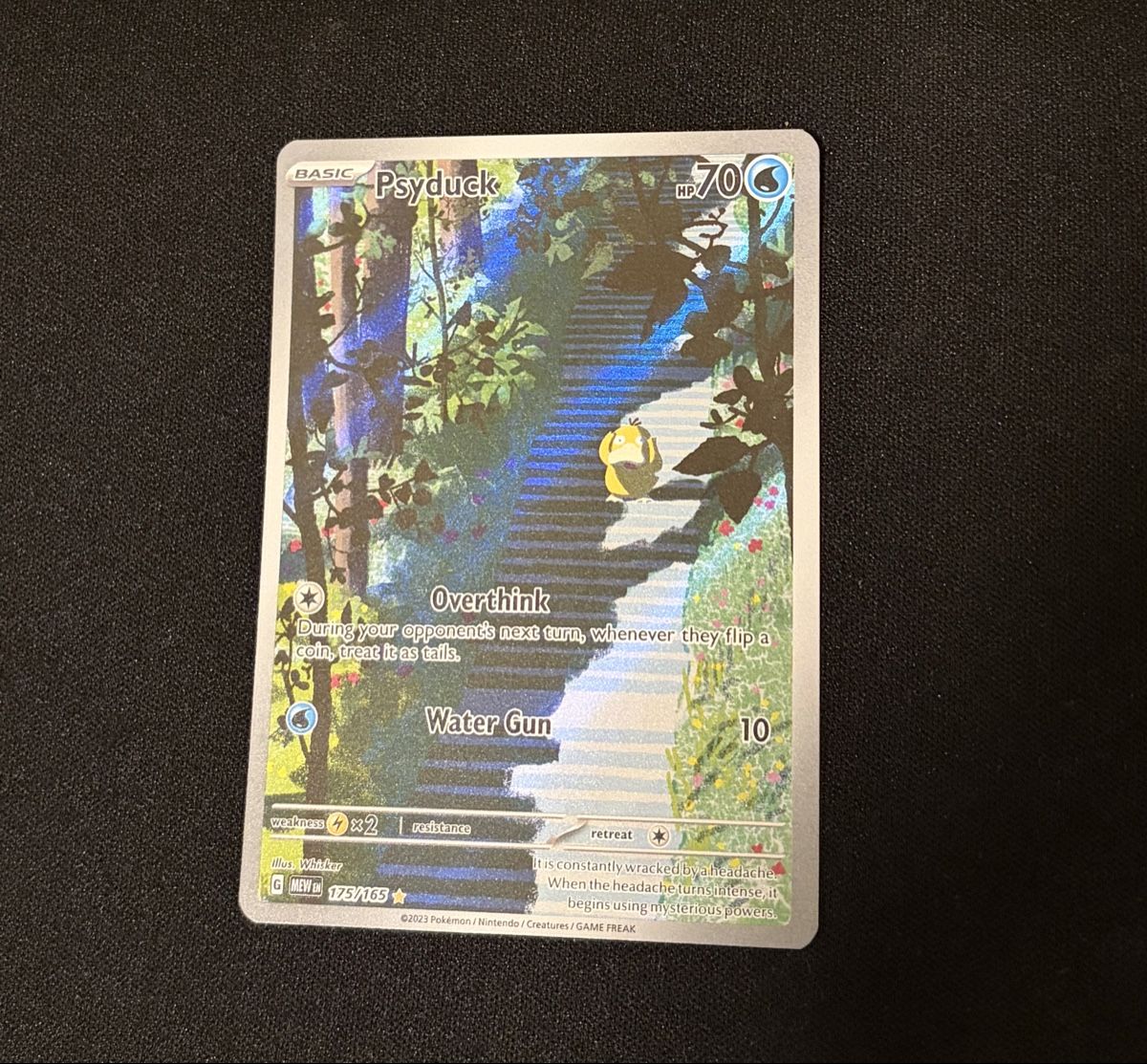 Pokémon Sammelbilder & Trading cards: Psyduck 175/165 – Gebraucht aus Breitenbach von jam_b886