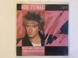 Rod Stewart Single - What Am I Gonna Do / Dancing Alone