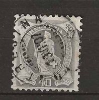 CH089a - Helvetia debout 89a vollstempel Pontresina 1907
