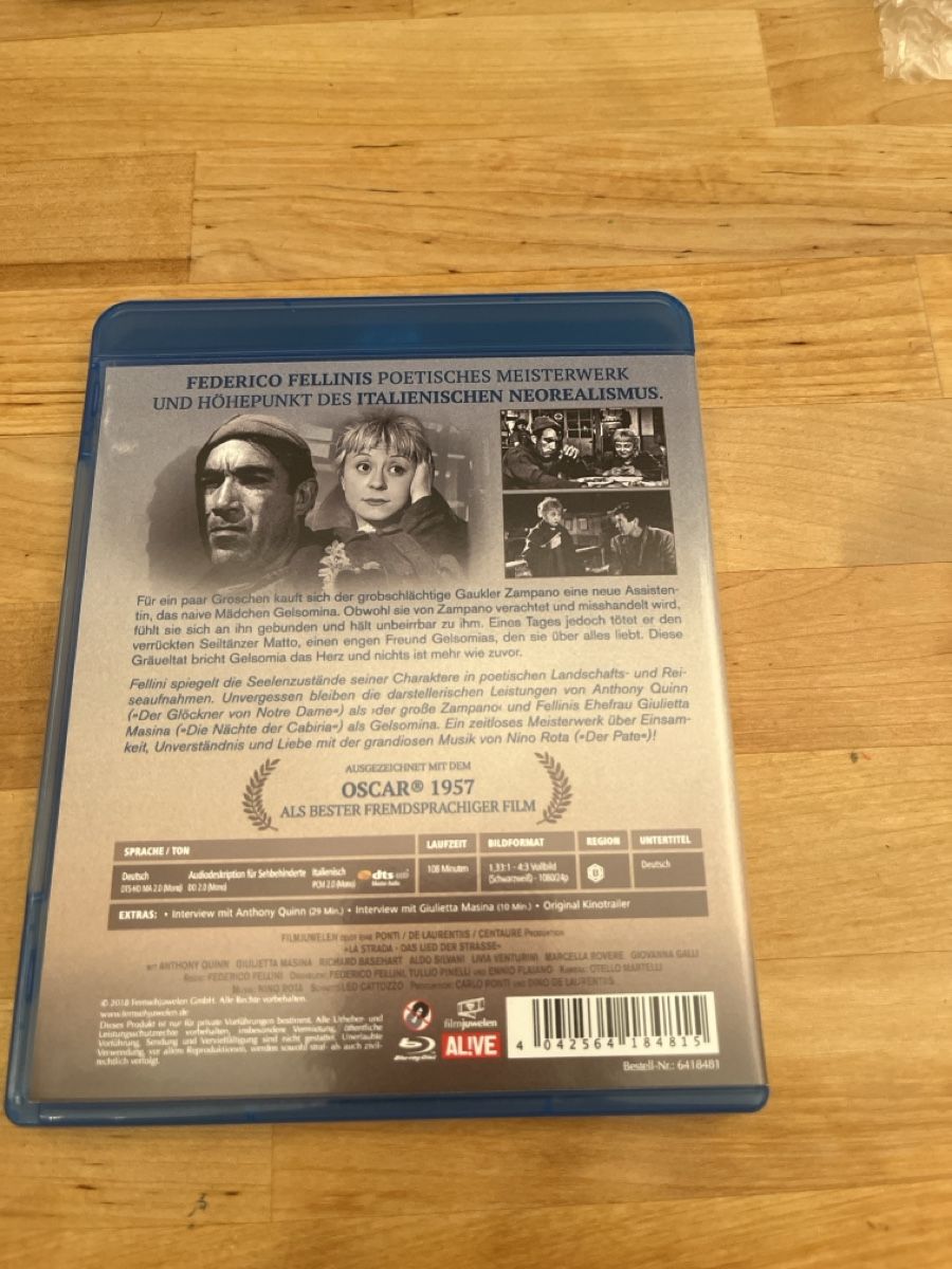 Alle DVDs: La Strada Blu Ray  – Neu (gemäss Beschreibung) aus Sargans von pat_lqj7 1