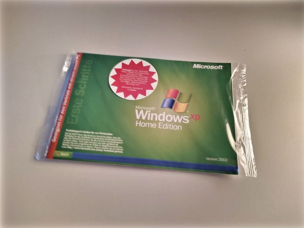 Windows XP Home Edition (Neu (gemäss Beschreibung)) in für CHF 49 – mit ...
