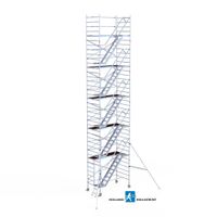 Hochprofessionell Treppenturm Gerüst 1.35x2.50x12.2m  NEU