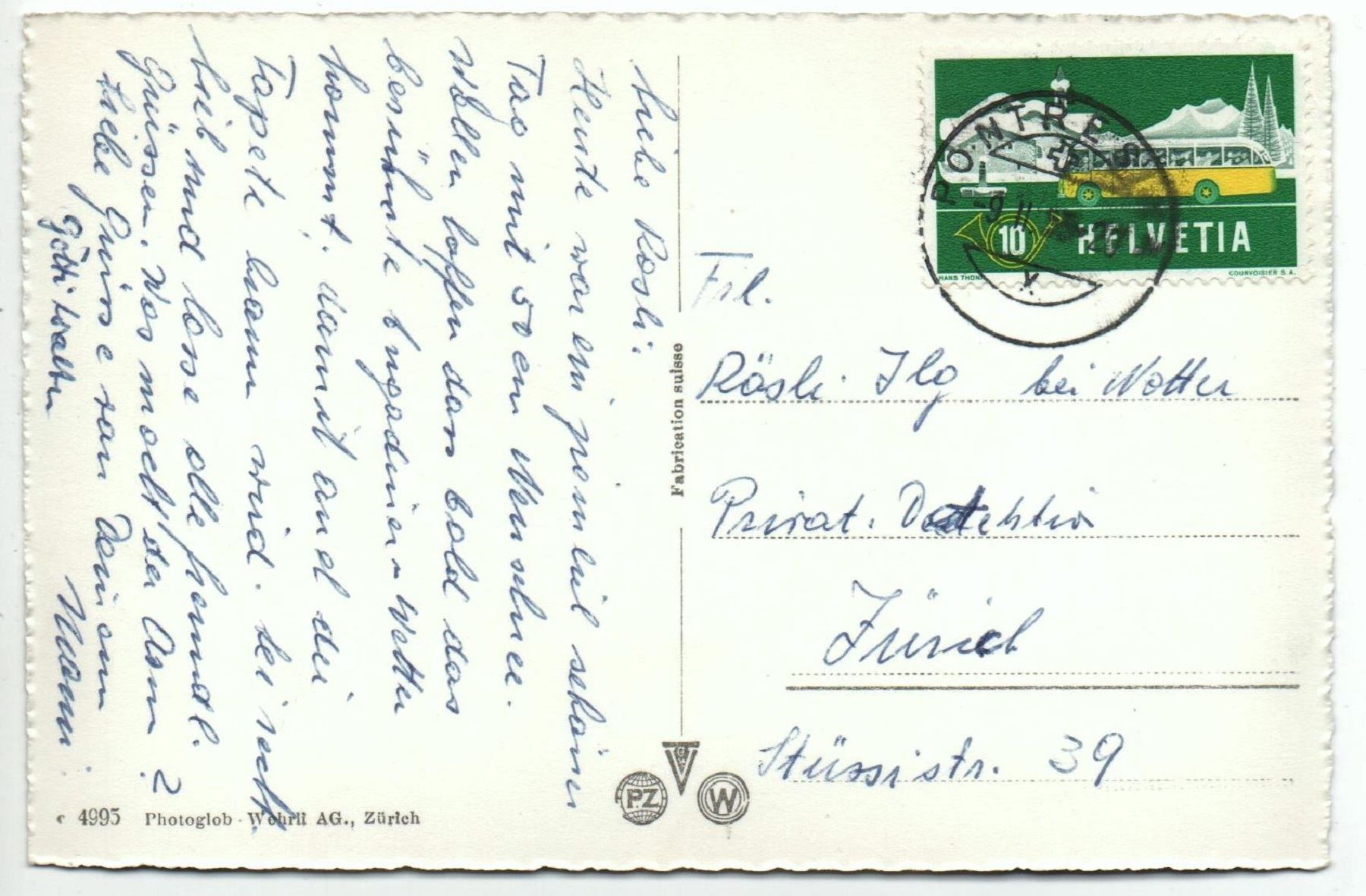Cartoline postali: PONTRESINA – Usato da Jona venduto da philajona 1