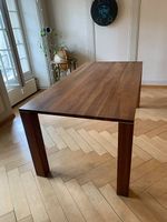 Hochwertiger Massivholz-Esstisch 180 × 90 cm 