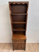 Vintage Spanisches Bücherregal aus Massivholz