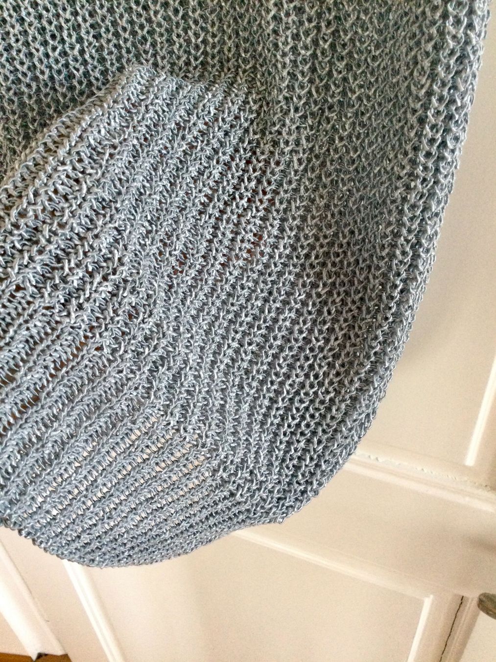 Zara Top: Strick Pullunder luftig hellblau Zara, S, Baumwolle/ Leinen – Usato da Stäfa venduto da loveforeverlove 3