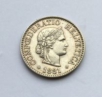 1881 10 Rappen unz KW: Fr. 80.-