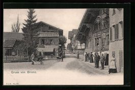 Brienz, Strassenpartie mit Fabrikation F