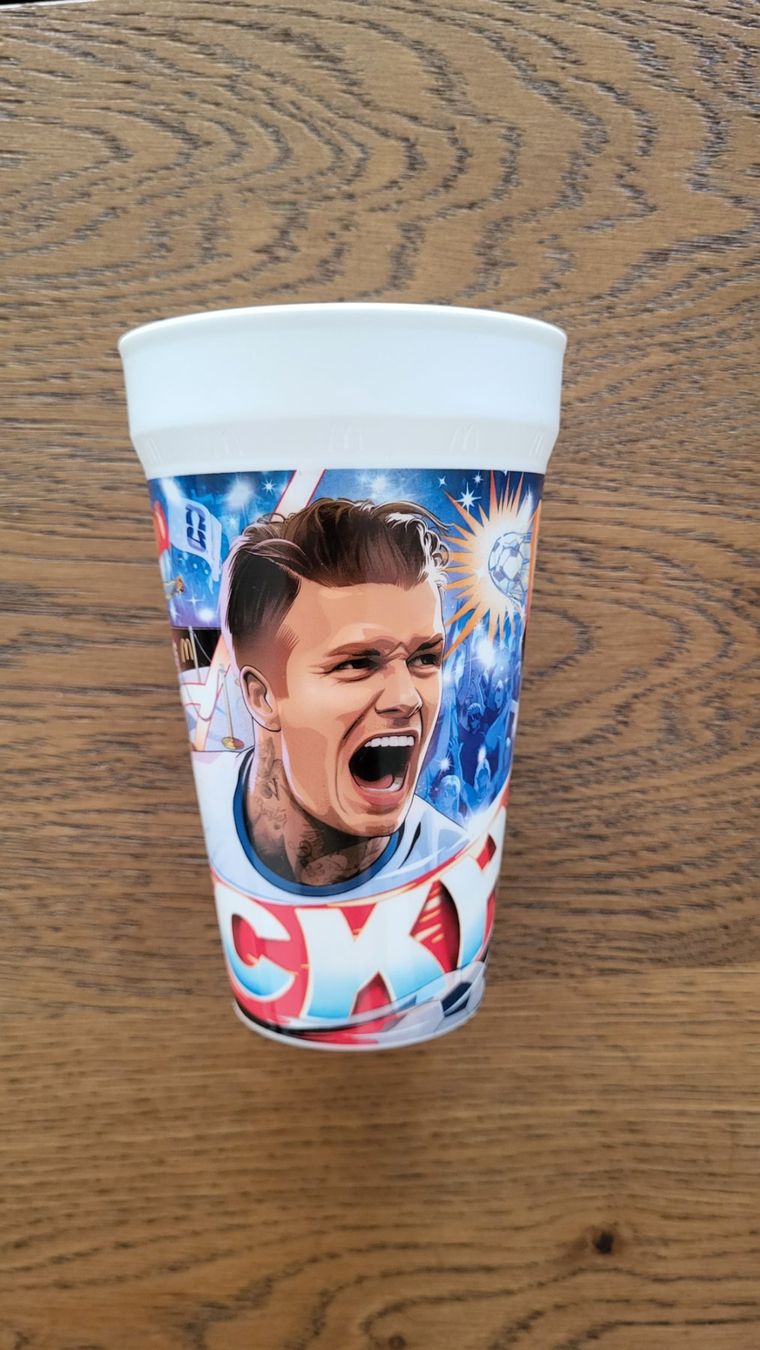 Mc Donald's Verres: Backham WM26-Becher McDonald's – Neuf avec emballage d'origine à Frick par cliecjo