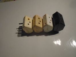Vintage Stecker Adapter Set, 4-teilig, Top Zustand!