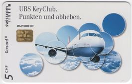 UBS KeyClub - seltene Firmen Chip Taxcard