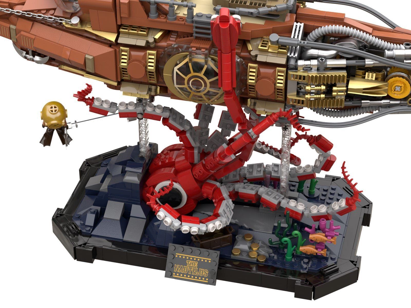 Lego Kit di costruzioni: Pantasy Original Jeu de construction Steampunk: Le Nautilus – Nuovo e nell'imballaggio originale da St-Imier venduto da ATTAKSHOP 6