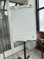 Flipchart / Präsentationstafel auf Rol