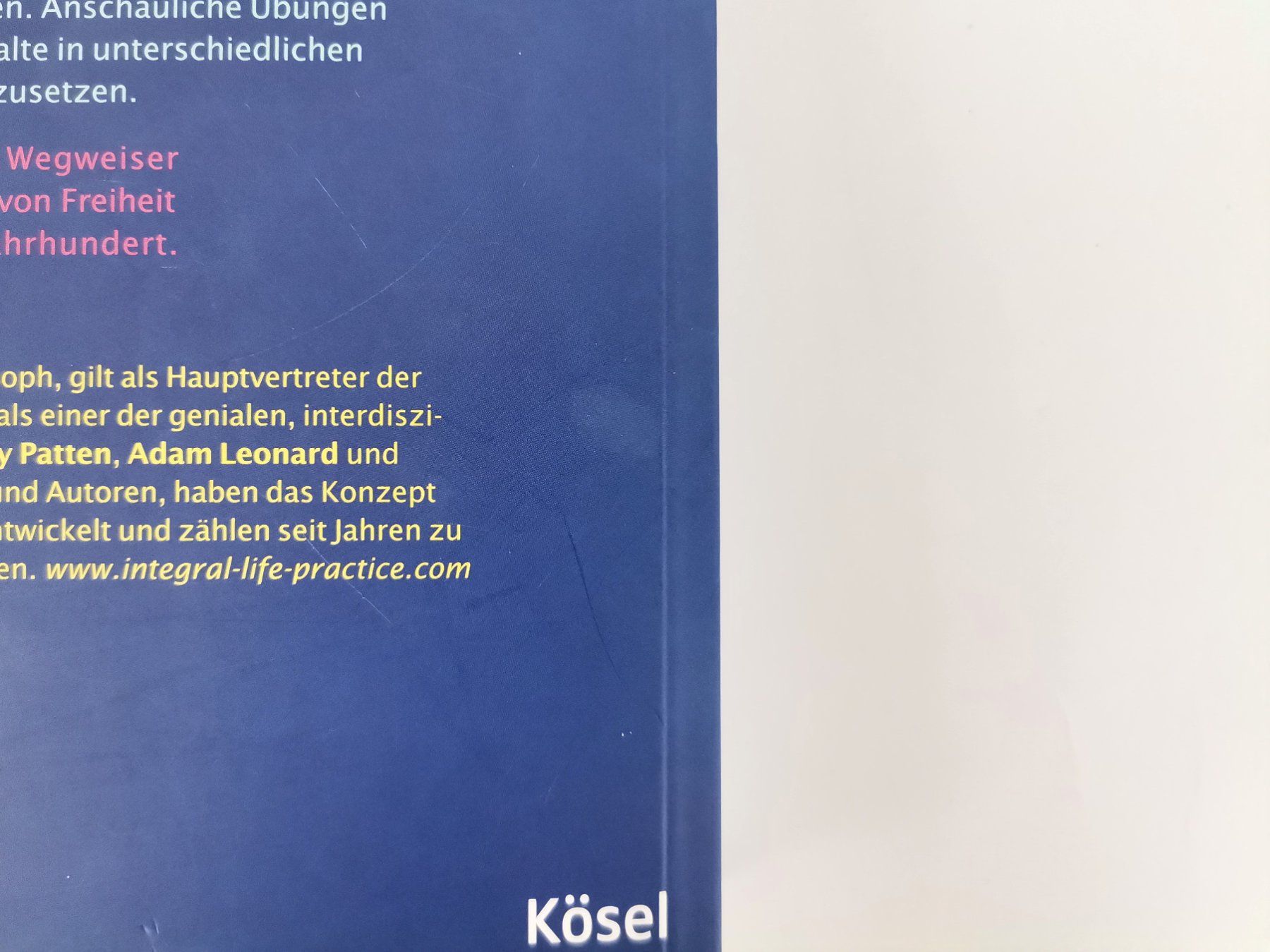 Bücher: BUCH Integrale Lebenspraxis - ein Übungsbuch – Gebraucht aus Schaffhausen von Restwert_SH 3