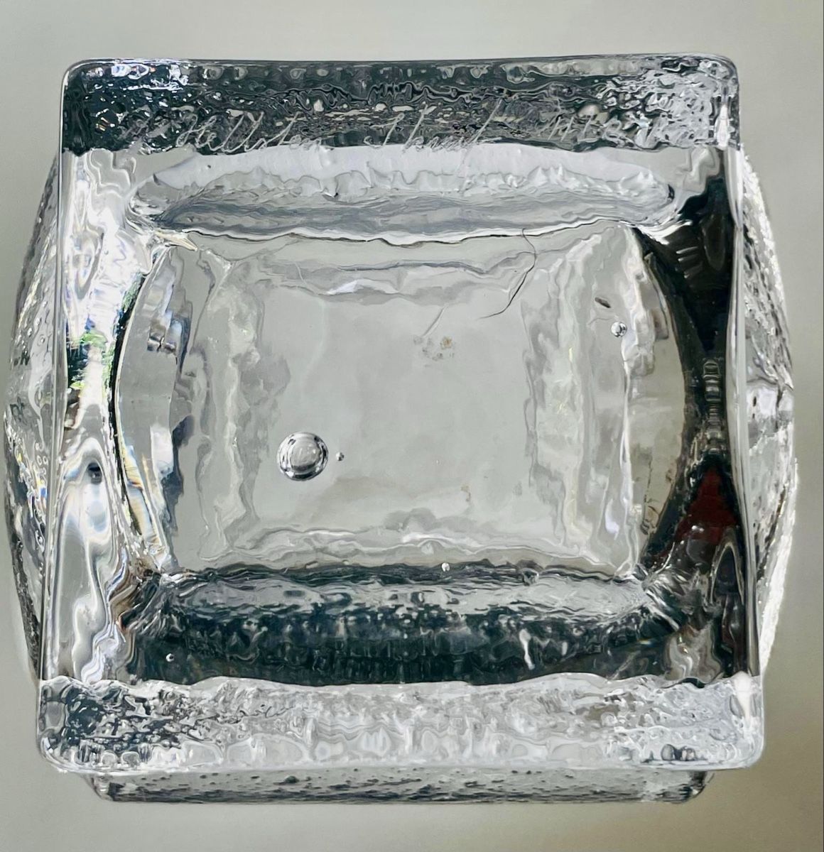 Vasen & Gefässe: Skruf Eulen Vase Lars Hellsten Glas 60er skandinavisch – Neu (gemäss Beschreibung) aus Zürich von Calaminta 2