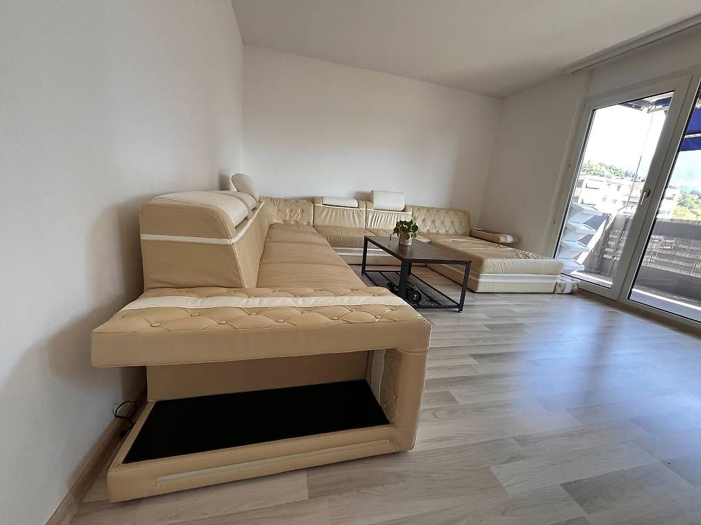 Divani: Spaziosissimo divano in pelle / Huge leather couch – Usato da Pregassona venduto da cam_qd5t 2